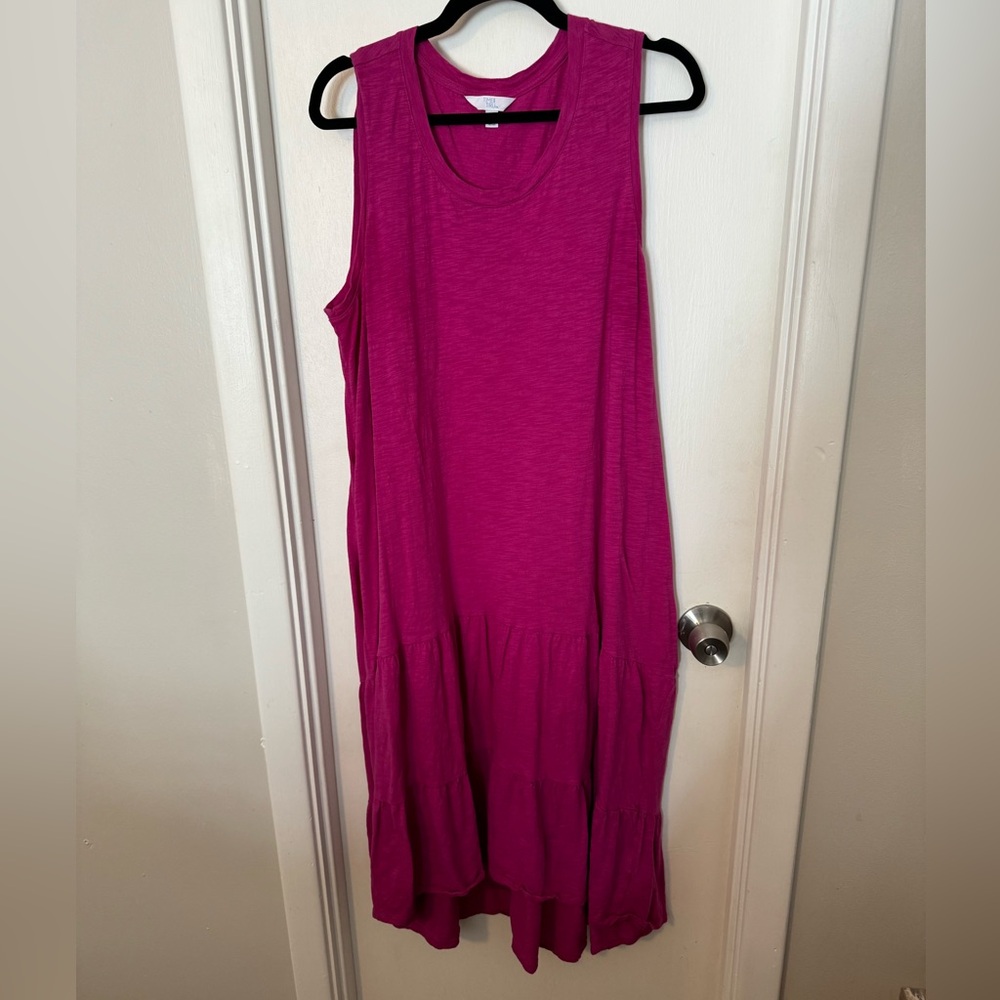 Time and Tru pink maxi dress with pockets size XL